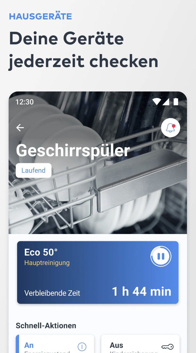 BAUF connect app dark mode