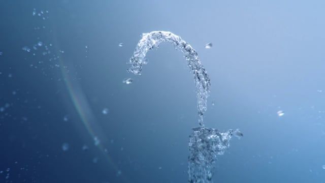 Water-efficient BAUF dishwasher interior